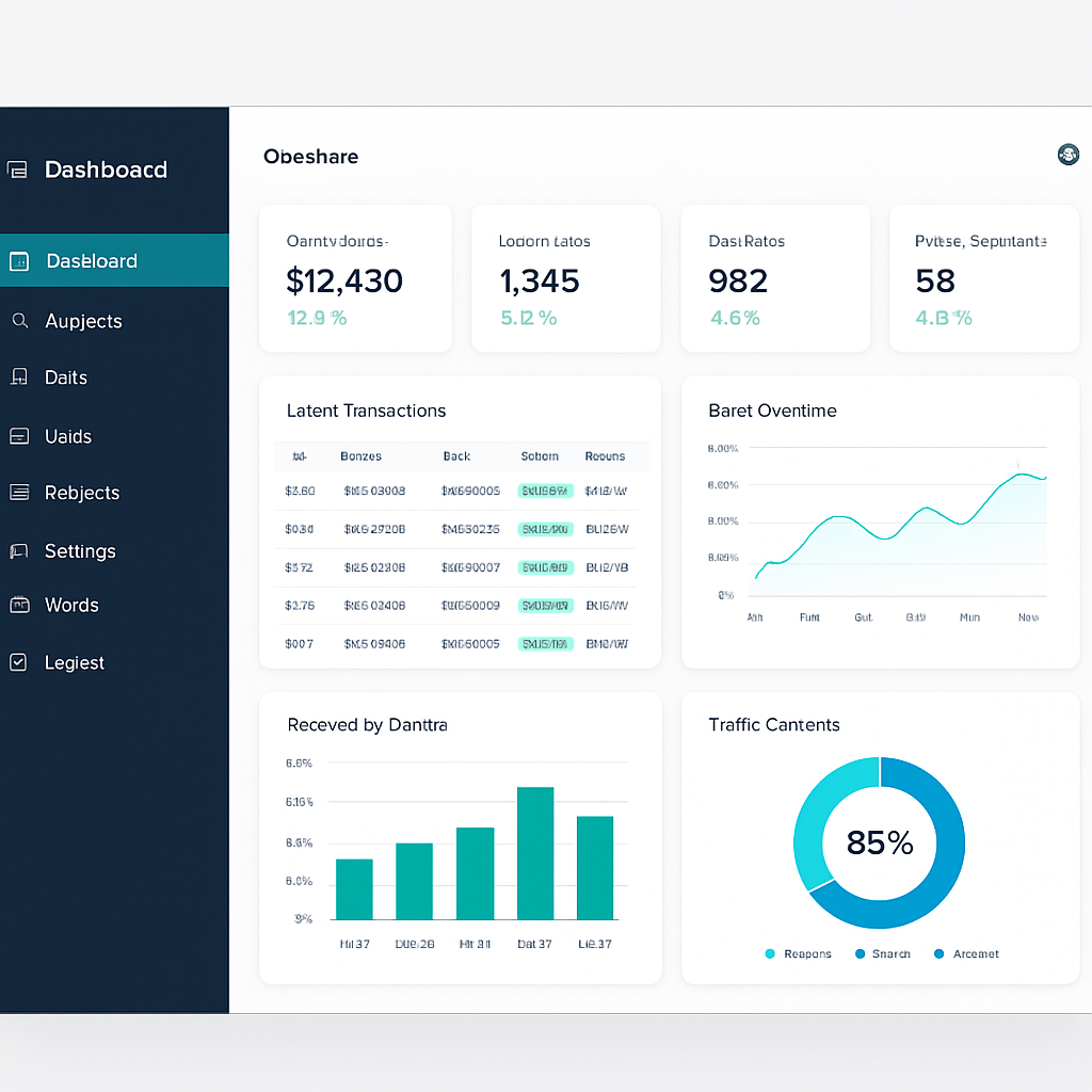 Operations Admin Dashboard — Web Application