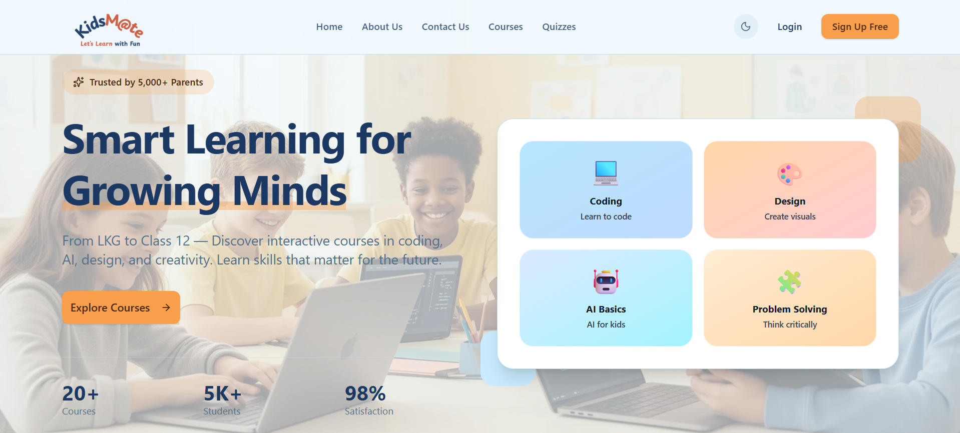 KidsMate — EdTech Product